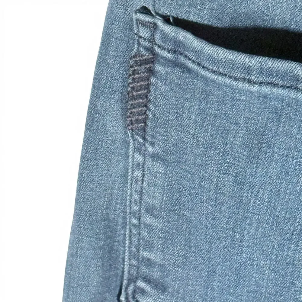 PAIGE Men's 29 Lennox Skinny Stretch Jeans Rowan Coated Dusty Blue m653734